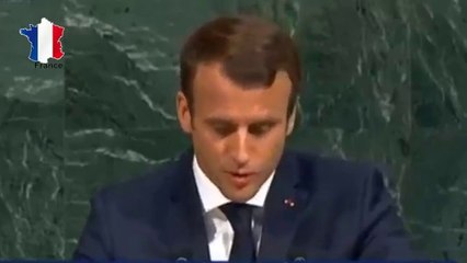 Discours complet d'emmanuel macron à l'ONU - septembre 2017