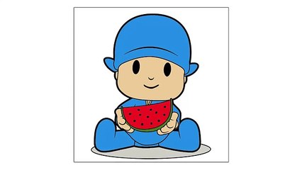 POCOYO - Como Dibujar y Pintar a Super Pocoyo
