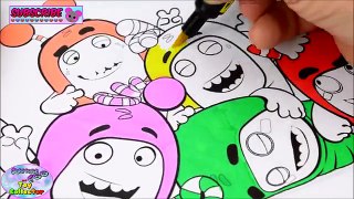 Oddbods Coloring Book Fuse Zee Slick Newt Pogo Episode Show Surprise Egg and Toy Collector SETC
