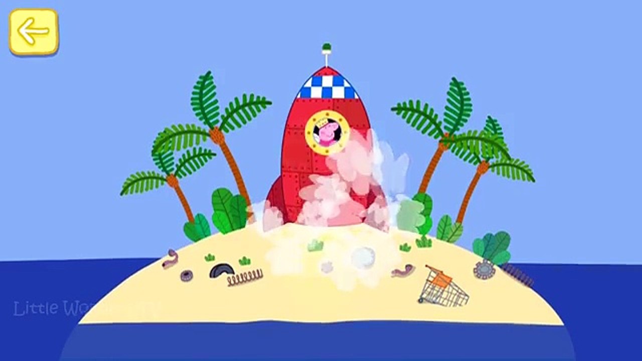 Peppa Pig and her friends are Flying to the Moon in a Rocket ☀ Best Peppa Pig App Gameplay for Kids☀