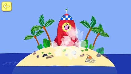 Peppa Pig and her friends are Flying to the Moon in a Rocket ☀ Best Peppa Pig App Gameplay for Kids☀