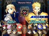Fate Unlimited Codes: Saber vs Gilgamesh セイバー対ギルガメッシュ(60fps)