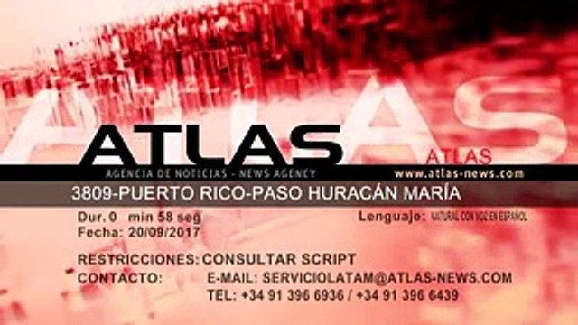Puerto Rico sin luz y con inundaciones por el huracán María
