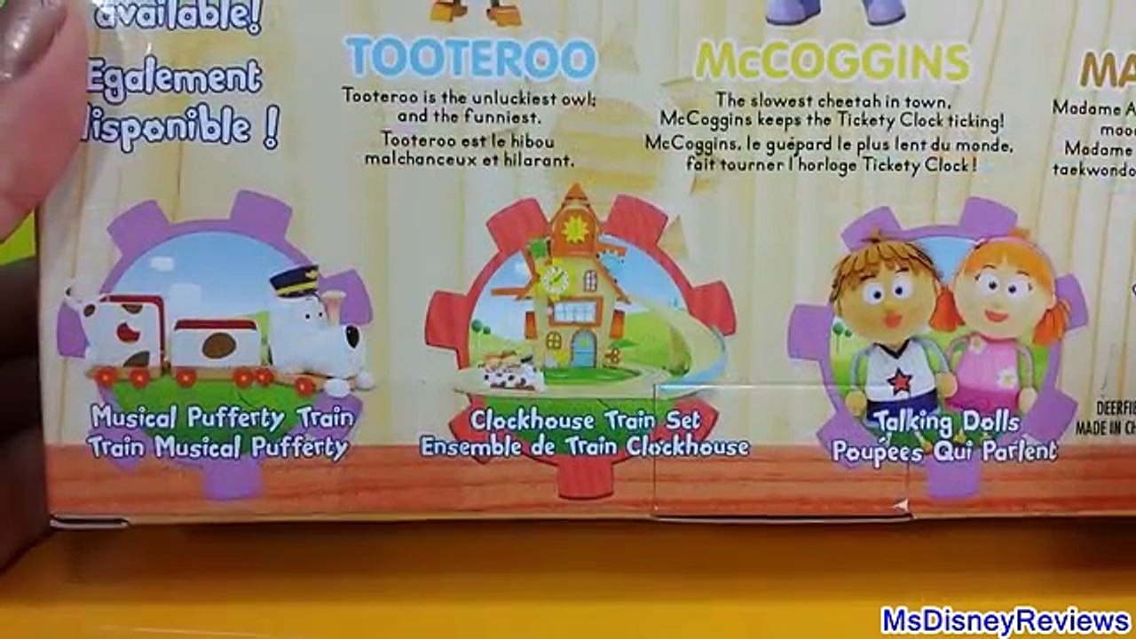 Tickety Toc Playset Tommy,Tallulah,McCoggins, Hopparoo, Tooteroo Madame Au Lait Unboxing Review