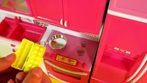 Miniature Breakfast Cooking with My Modern Toy Kitchen Playset Rement Collection imitation