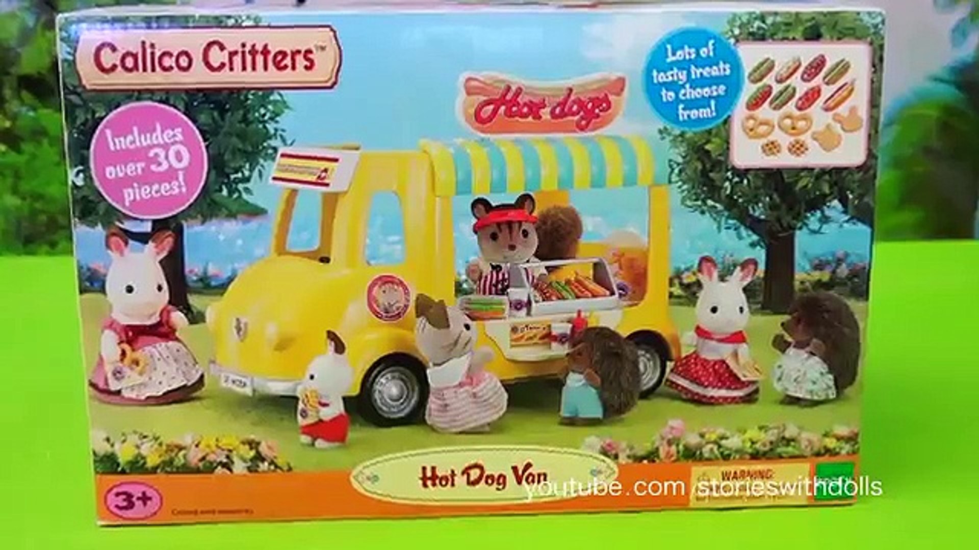 calico critters hot dog van