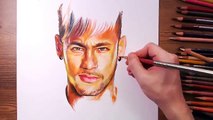 Neymar Júnior - speed drawing | drawholic