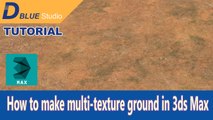 How to make multi-texture ground in 3ds Max