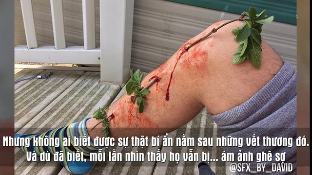 Ám ảnh với thánh thích hoá trang kiểu những vết thương rợn người