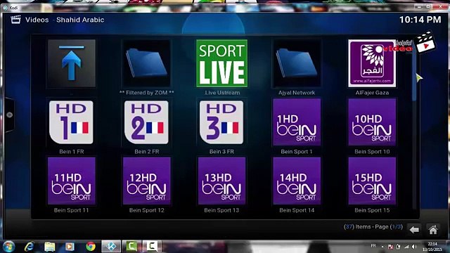 KODI /XBMC BEST BEIN SPORTS - CHAINES SPORT | SPORT CHANNELS 2016