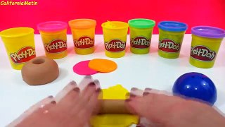 Play Doh How To Make Rainbow Flower Cupcake