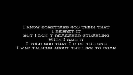 The Killers - Life to Come (Lyrics)