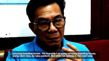 Brother of desaparecido: Moving on is to defend human rights