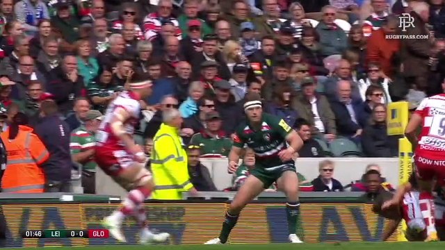 Leicester Tigers v Gloucester - 1st Half - RD 3 - Aviva Premiership 17:18