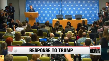 Macron, Merkel warn Trump to tone down his harsh rhetoric towards North Korea