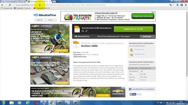 Descargar e Instalar Geometry Dash 2.0 Full Para PC[WINDOWS 7,8,8.1,10]+ Solución de errores