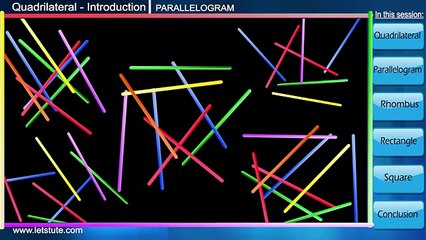 QUADRILATERAL - TYPES OF QUADRILATERALS - GEOMETRY