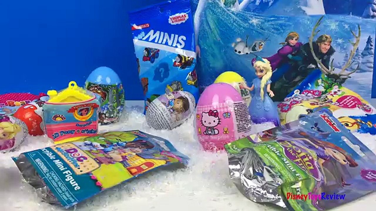 Et gros Chocolat des œufs mystère ouverture fête Surprise surprise figurines