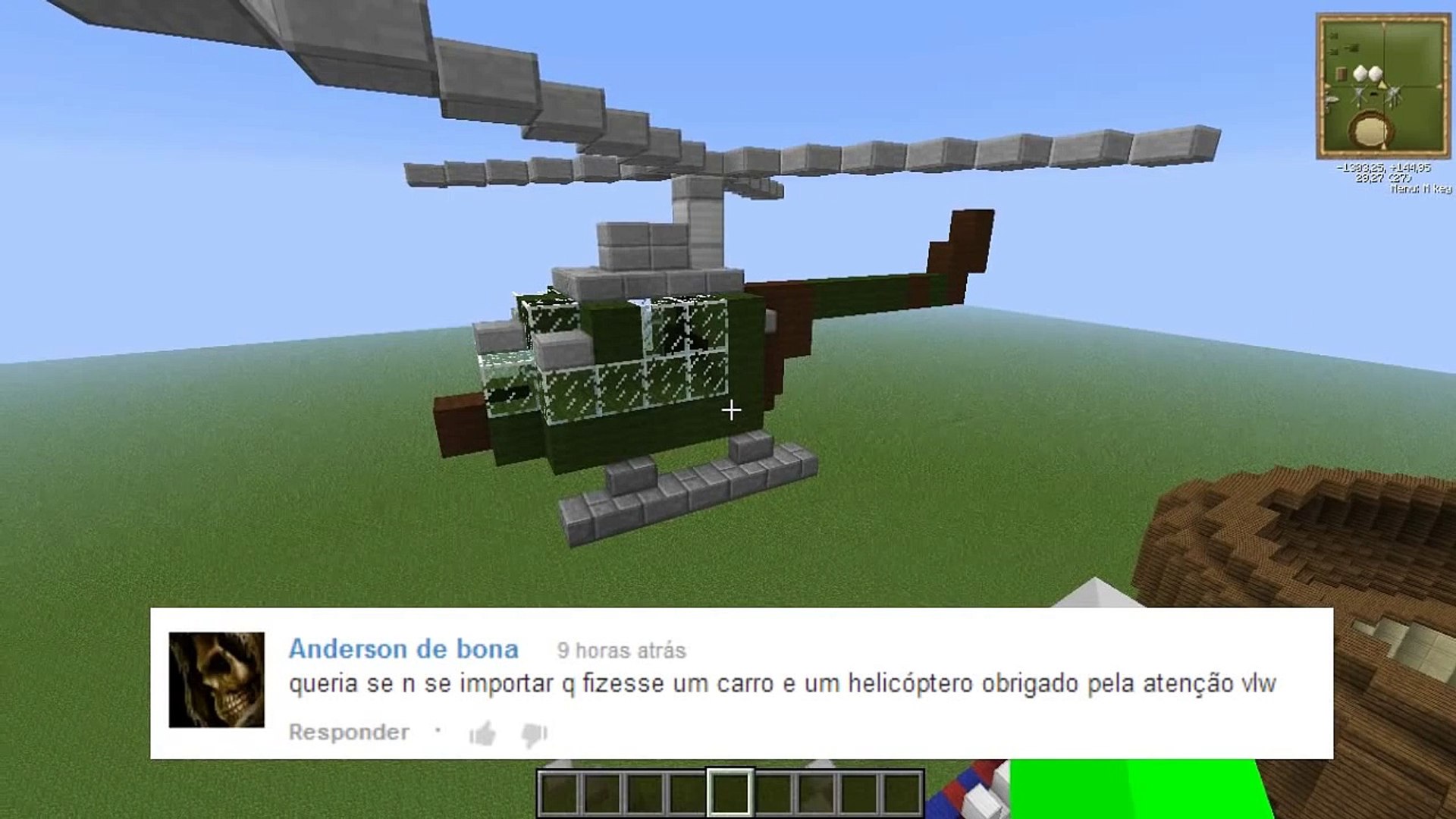 MINECRAFT-Como fazer um helicóptero