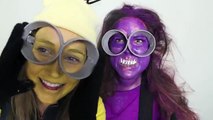 DIY- MINIONS COSTUME (yellow & purple)
