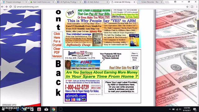 How To Make $1000 A Week From Home - Mail Postcards Make Money - American Bill Money Top Team