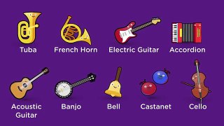 Pour enfants des sons Instruments de musique 27 instruments