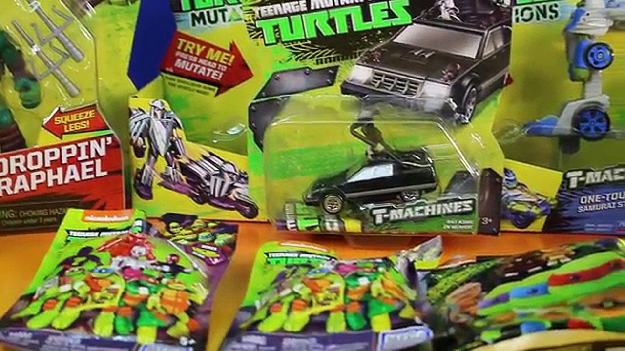 Ninja Turtles Mega Bloks Toys Leo Turtle Buggy with Half Shell Heroes Rocksteady Stealing