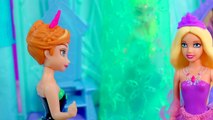 Disney Frozen Queen Elsa Magical Lights Palace Castle Playset with Olaf Doll Toy Review Video