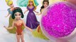 Disney Princess MagiClip Dolls Play Modelling Foam Dough Doh Fashion Cinderella Barbie Toy