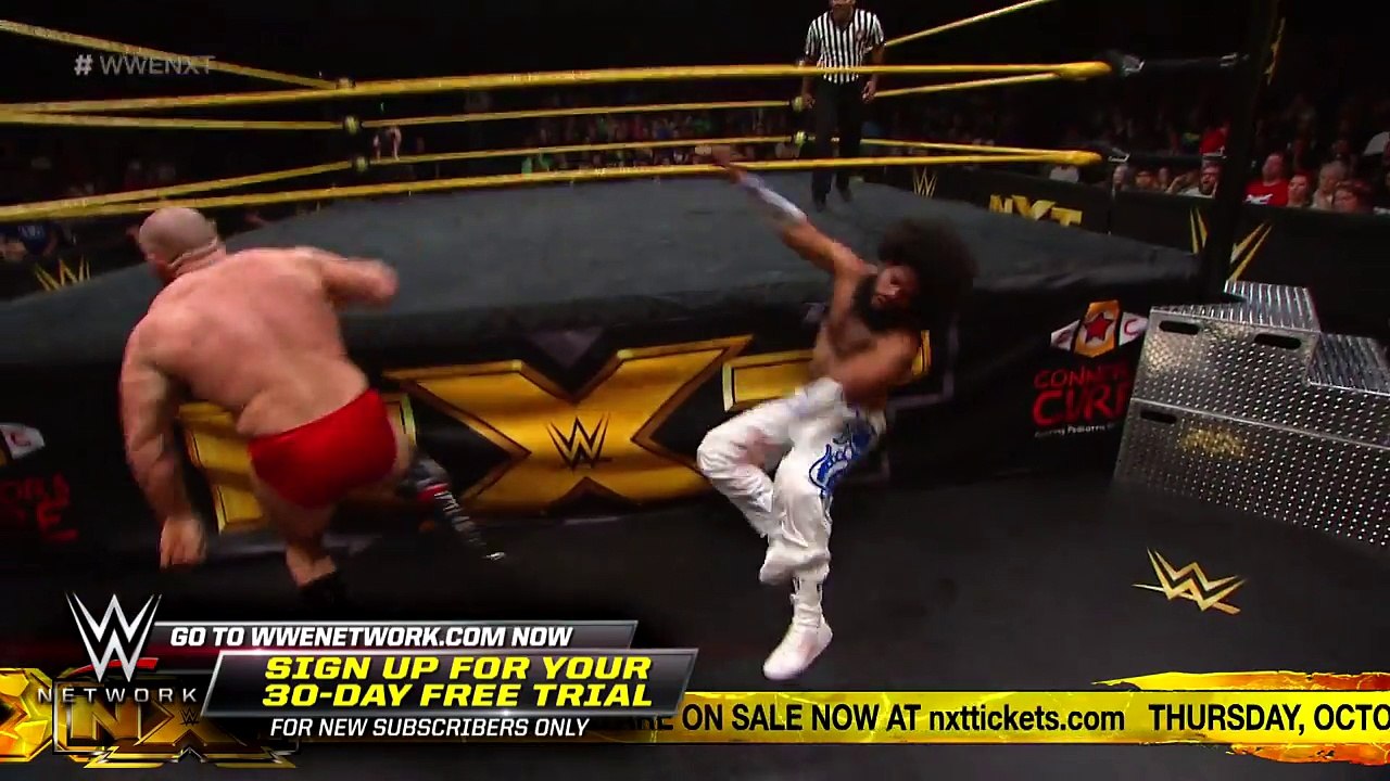 No Way Jose vs. Lars Sullivan- WWE NXT, Sept. 20, 2017 USA SPORTS