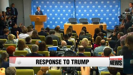 Macron, Merkel warn Trump to tone down his harsh rhetoric towards North Korea