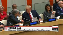 U.S. envoy to UN defends Trump's Kim Jong-un 'Rocket Man' remark