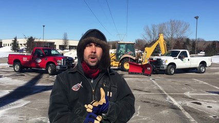 Plow Truck Olympics -Snow plow Race and Obstacle course