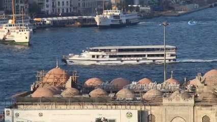Restorasyonu Devam Eden Yeni Cami'nin Kubbeleri Ortaya Çıktı