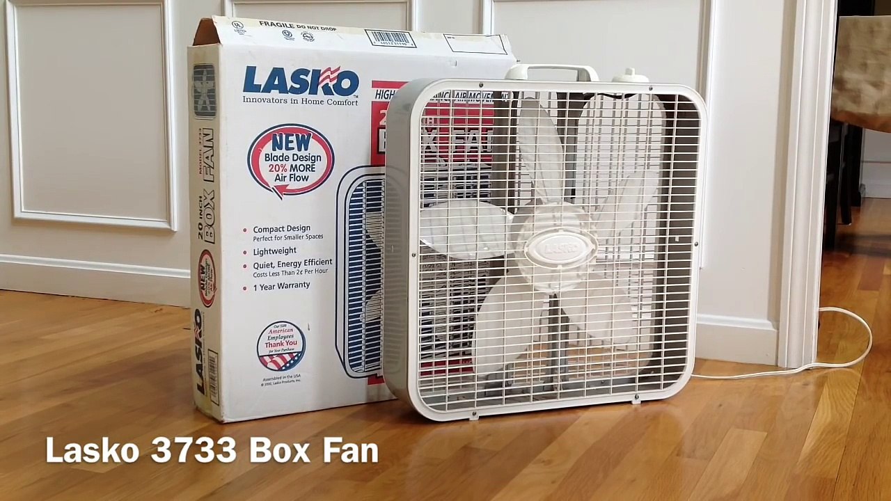 Lasko 3733 Box Fan from 1999 or 2000
