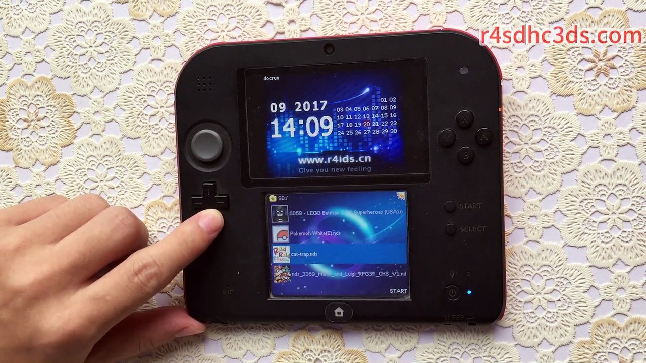 Linker R4I GOLD 3DS et Nintendo 3DS 11.6