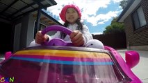 Dynacraft Pink Girls TROLLS Battery Powered Electric 6V Ride On Car Unboxing Fun Ckn Toys