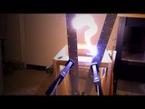 Man Creates Homemade Lightsaber