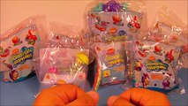 2001 NICKELODEONS SPONGEBOB SQUAREPANTS SET OF 7 BURGER KING KIDS MEAL TOYS VIDEO REVIEW