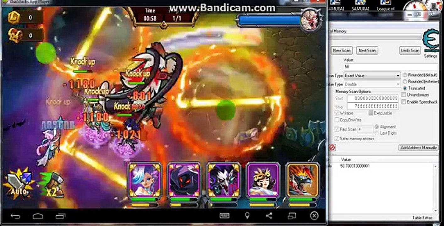 Magic Rush cheat on team raid