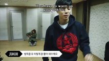[ENG SUB] BTS teachs how to warm up & stretch in BTS style