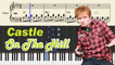 Castle On The Hill - Piano Tutorial + SHEETS - Ed Sheeran Lyrics - Synthesia Music Lesson - YouTube