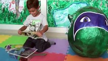 SUPER OVO SURPRESA GIGANTE :: Ovo Tartarugas Ninja Brinquedos em Português DisneySurpresa