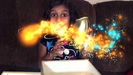 Bad Baby vs scary Chocolate mask !! family fun vlogs