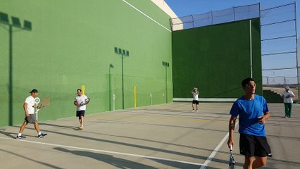Frontenis open de Rivas grupo C Felipe y David vs Mariano y Diego
