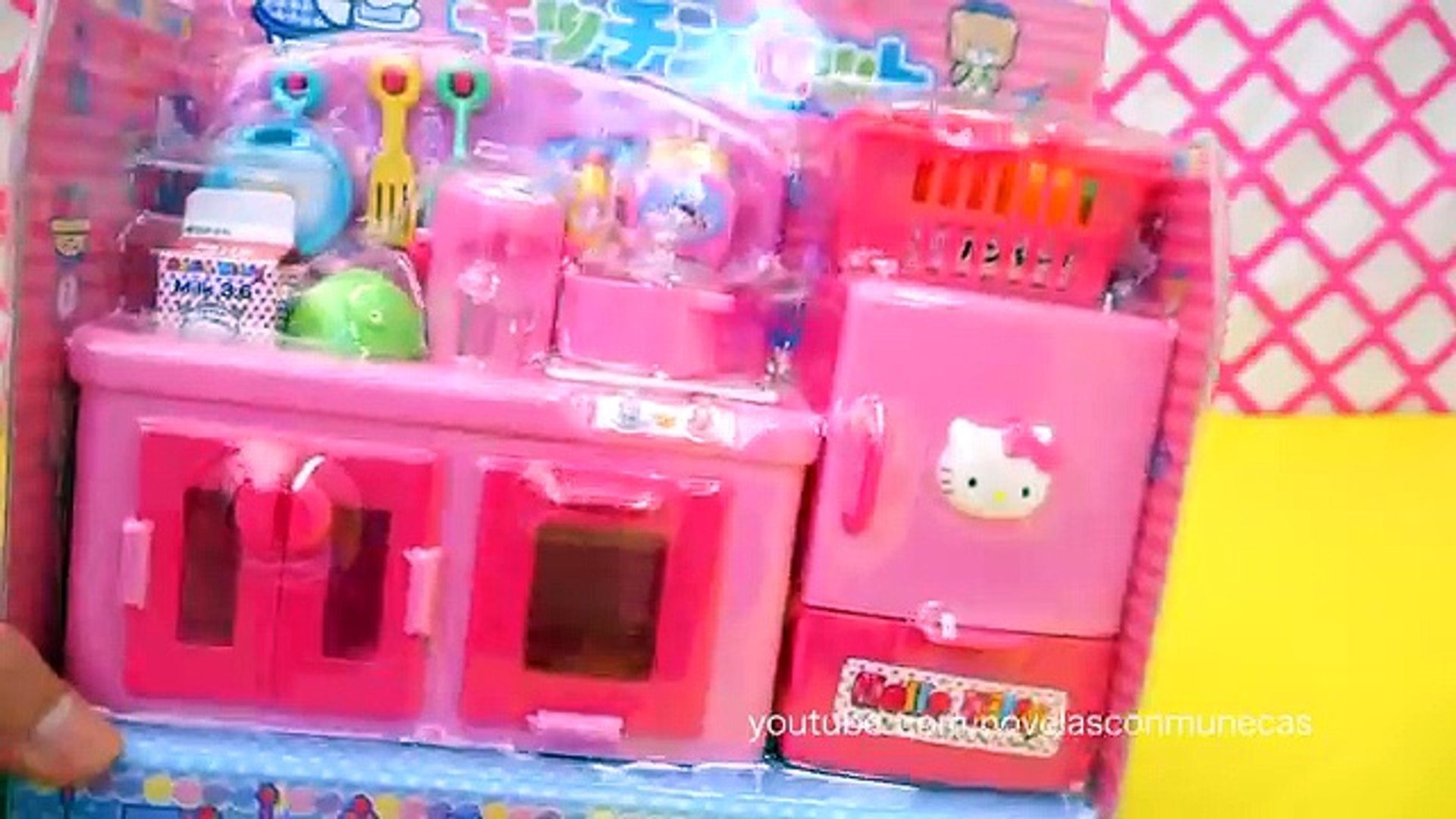 Juguetes de Hello Kitty - Oh no! Los niños hacen un desastre en la cocina de juguete de Kitty! - 動画 Dailymotion