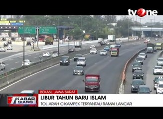 Tol Arah Cikampek Terpantau Ramai Lancar