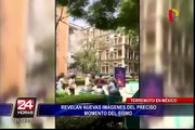 Revelan nuevas imágenes del preciso momento del terremoto en México