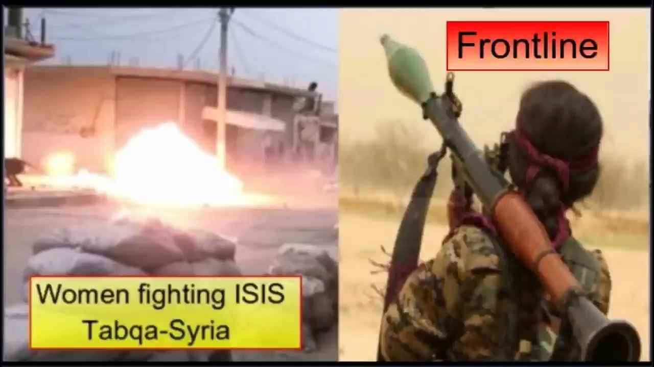 Women fighting ISIS, Tabqa –SYRIA 452017 [HD,