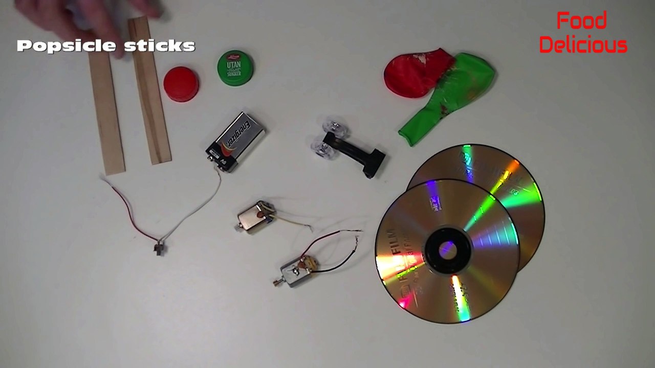 How To Make Toy Car With CD